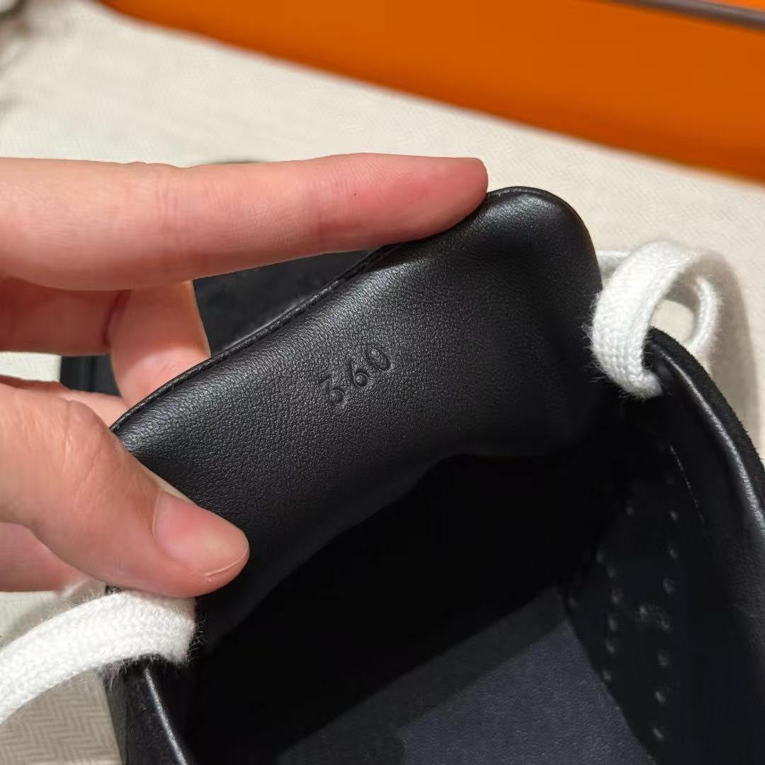 Hermes Match Sneaker Noir H261863ZH01390 - Image 3