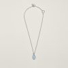Hermes Mini Maillon Pendant Necklace Silver H100053FPC5