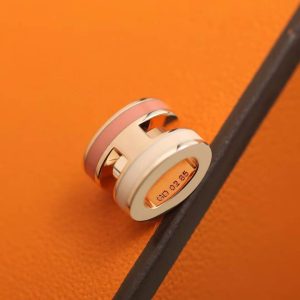 Hermes Mini Pop H Rocabar Pendant Necklace Rose Gold Beauté H100066FOB4 - Image 5