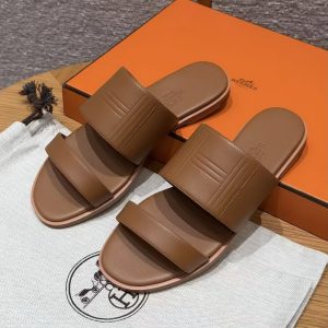Alternative view of Hermes Mona Sandal Women Swift Calfskin Naturel H261092Z A3355