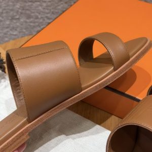 Hermes Mona Sandal Women Swift Calfskin Naturel H261092Z A3355 - Image 12