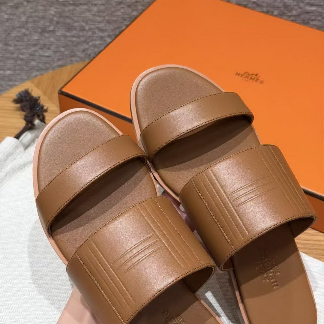 Hermes Mona Sandal Women Swift Calfskin Naturel H261092Z A3355 - Image 11