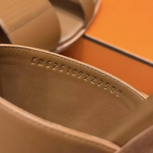 Hermes Mona Sandal Women Swift Calfskin Naturel H261092Z A3355 - Image 3