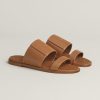 Hermes Mona Sandal Women Swift Calfskin Naturel H261092Z A3355