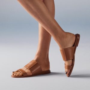 Hermes Mona Sandal Women Swift Calfskin Naturel H261092Z A3355 - Image 16