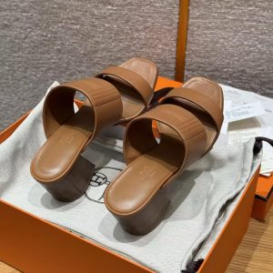 Hermes Monica 60 Sandal Women High Heel Sandal in Swift Goatskin Naturel H261094Z A3360 - Image 16