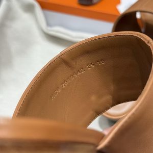 Hermes Monica 60 Sandal Women High Heel Sandal in Swift Goatskin Naturel H261094Z A3360 - Image 8