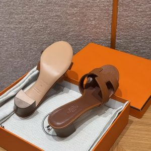 Hermes Oasis Sandal Women High Heel Sandal in Epsom Heritage Calfskin Gold H222203Z 20355 - Image 13
