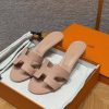 Hermes Oasis Sandal Women High Heel Sandal in Epsom Heritage Calfskin Pelino Beige