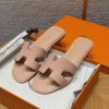 Hermes Oran Sandal Women Epsom Calfskin Beige Perlino H202272Z DI345