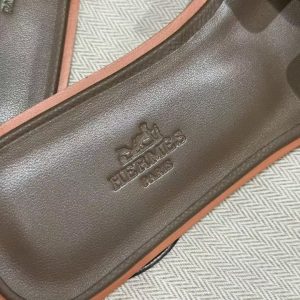 Hermes Oran Sandal Women Epsom Calfskin Etoupe H202272Z X3350 - Image 11