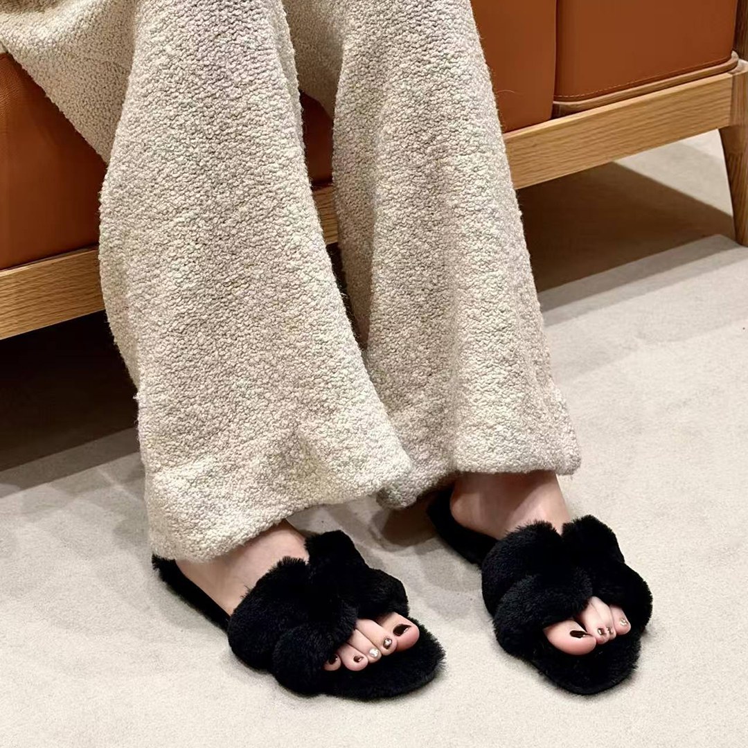 Hermes Oran Sandal Women Shearling Nior - Image 3