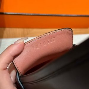 Hermes Paris Loafer Women Goatskin Sliver Buckle Noir H201199Z 01340 - Image 6
