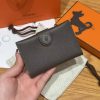 Hermes R.M.S. Card Holder Handmade In Evecolor Calfskin Leather Enamel Fittings Hardware 8p Blomb