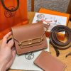 Hermes Roulis Slim Wallet Handmade In Evercolor Calfskin Leather Gold Hardware 37 Gold H082053CP37