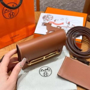 Hermes Roulis Slim Wallet Handmade In Evercolor Calfskin Leather Gold Hardware 37 Gold H082053CP37 - Image 16