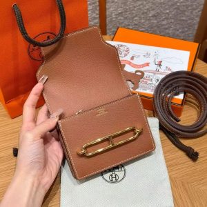 Hermes Roulis Slim Wallet Handmade In Evercolor Calfskin Leather Gold Hardware 37 Gold H082053CP37 - Image 7