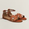 Hermes Santorini Sandal Women Swift Calfskin Naturel H211178Z A3350