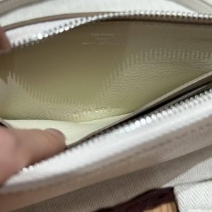 Hermes Zipengo Chaine d'Ancre To Go Pouch Handmade In Evercolor Calfskin Leather Silver Hardware 10 Craie - Image 10