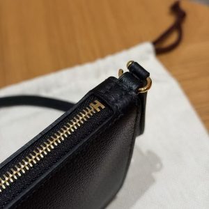 Hermes Zipengo Chaine d'Ancre To Go Pouch Handmade In Evercolor Calfskin Leather Gold Hardware 89 Noir - Image 6