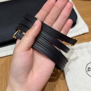 Hermes Zipengo Chaine d'Ancre To Go Pouch Handmade In Evercolor Calfskin Leather Gold Hardware 89 Noir - Image 3