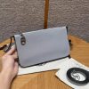 Hermes Zipengo Chaine d'Ancre To Go Pouch Handmade In Evercolor Calfskin Leather Silver Hardware 8U Blue Glacier