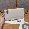 Hermes Zipengo Chaine d'Ancre To Go Pouch Handmade In Evercolor Calfskin Leather Silver Hardware 10 Craie