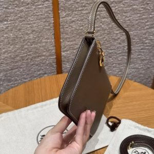 Hermes Zipengo Chaine d'Ancre To Go Pouch Handmade In Evercolor Calfskin Leather Gold Hardware 18 Etoupe - Image 14