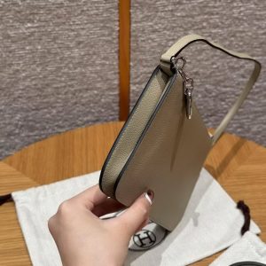 Hermes Zipengo Chaine d'Ancre To Go Pouch Handmade In Evercolor Calfskin Leather Silver Hardware S2 Trench - Image 13